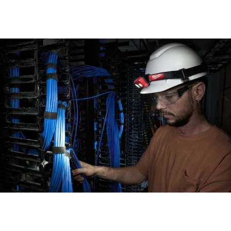 Фонарь налобный, светодиодный на батарейках Milwaukee HL-SF  (Арт. 4933471388)