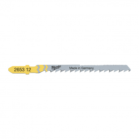 Пилка для лобзика по дереву для фигурной резки Milwaukee Special длинна 75 мм / шаг зуба 4 / 2.1 мм (5 шт) (Арт. 4932265312)