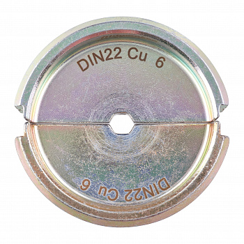Матрица для медных наконечников и коннекторов Milwaukee DIN22 Cu 6  (Арт. 4932464861)