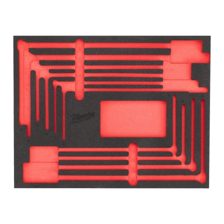 Ложемент пустой для набора 8ед. ключей Т-образных шарнирных с шестигранными головками (Арт. 4932499114)