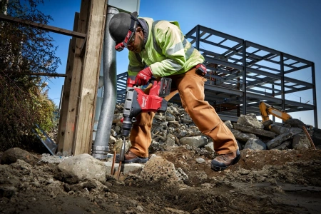 Аккумуляторный 2-х режимный SDS-MAX перфоратор Milwaukee M18 FHM-121C [FORGE™] FUEL ONE-KEY (замена для 4933464894) (Арт. 4933499269)
