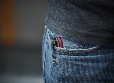 Нож выкидной с гладким лезвием Milwaukee HARDLINE Smooth 89мм (Арт. 4932492453)