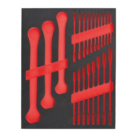 Ложемент пустой для набора 22ед. ключей комбинированных MAXBITE™ с поворотной трещоткой (Арт. 4932493677)