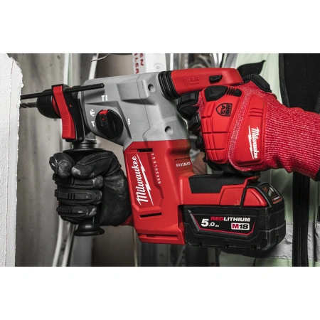 Аккумуляторный 4-х режимный SDS-Plus перфоратор со съемным патроном FIXTEC Milwaukee M18 BLHX-502X (Арт. 4933478892)