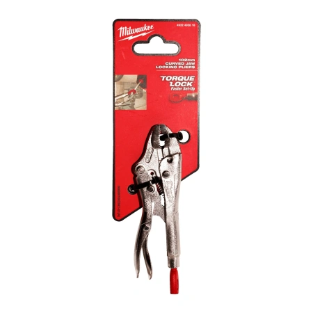 Зажим Milwaukee с изогнутыми губками 102 мм (4'') TORQUE LOCK (Арт. 4932493618)