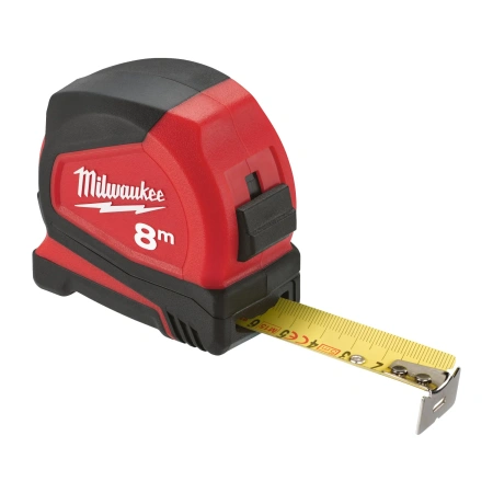 Рулетка Milwaukee Pro Compact 8м / ширина 25 мм  (Арт. 4932459594)