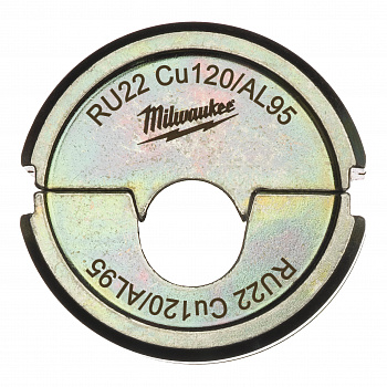 Матрица для округления алюминиевых и медных клемм треугольной формы Milwaukee RU22 CU/AL 95  (Арт. 4932451785)