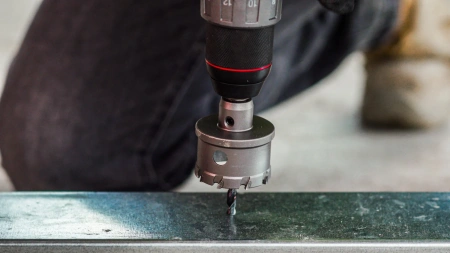 Сверло центрирующее 6x76мм с пружиной для коронок цельных TCT (Арт. 4932479059)