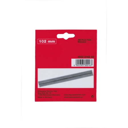 Ножи Milwaukee ТСТ 102 мм для рубанков HB 750, HBE 800 (2 шт)  (замена для 4932316245) (Арт. 4932316243)