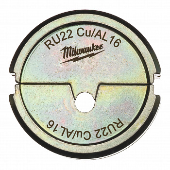 Матрица для округления алюминиевых и медных клемм треугольной формы Milwaukee RU22 CU/AL 16  (Арт. 4932451780)