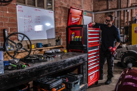 Тележка инструментальная с ящиками 30" / 78см, 7 полок (Арт. 4932478849)