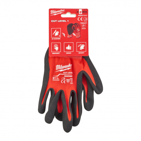 Перчатки Milwaukee с защитой от минимальных рисков, уровень 1, размер L/9  (Арт. 4932471417)