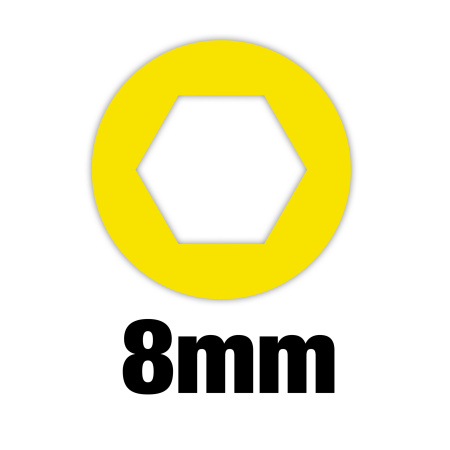 Отвертка торцевая магнитная Milwaukee HOLLOWCORE™ сквозная SW8 (отверстие под М5) (замена для 48222535) (Арт. 4932479888)