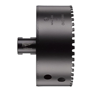 Алмазное корончатое сверло для сухого сверления Milwaukee Diamond Max 102 мм / хвостовик M14 (Арт. 4932478287)