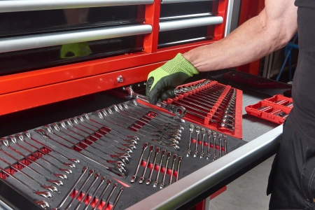 Тележка инструментальная с ящиками 46" / 117см, 10 полок (Арт. 4932478852)