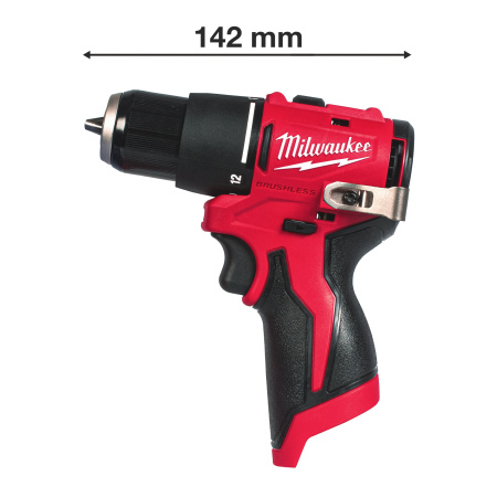 Аккумуляторная ударная дрель-шуруповерт Milwaukee M12 BLPDRC-0 (замена для 4933441950) (Арт. 4933500421)