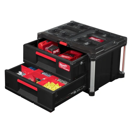 Ящик Milwaukee PACKOUT с 2-мя выдвижными отсеками   (Арт. 4932472129)