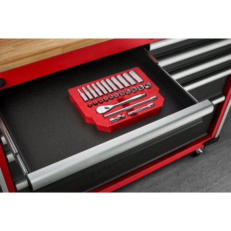 Набор метрических головок с воротком Milwaukee 3/8'' (32 предмета)  (Арт. 4932464945)