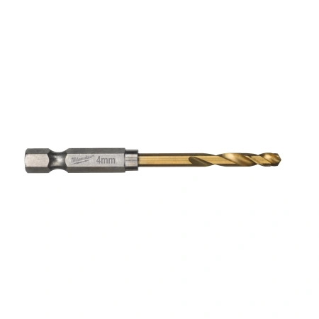 Сверло по металлу с хвостовиком 1/4'' Hex Milwaukee RED HEX HSS-TiN 4 X 71.5 мм (10 шт)  (Арт. 4932478178)