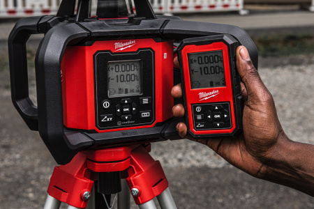 Аккумуляторный ротационный лазерный нивелир с красным лучом Milwaukee M18 RLOHV1200-501C (Арт. 4933493204)