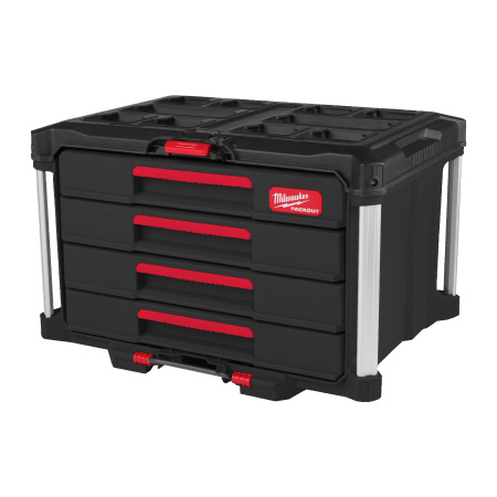 Ящик Milwaukee PACKOUT с 4-мя выдвижными отсеками (Арт. 4932493189)