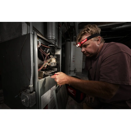 Фонарь налобный, светодиодный на батарейках Milwaukee HL-SF  (Арт. 4933471388)