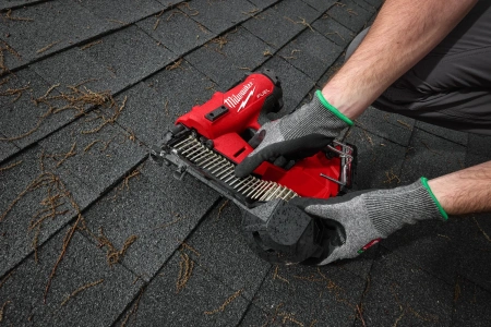Аккумуляторный гвоздезабиватель(нейлер) с барабанным магазином Milwaukee M18 FRCN45-0X FUEL (Арт. 4933498168)