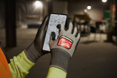 Перчатки полиуретановые Milwaukee Hi-Dex с защитой от минимальных рисков, уровень 4, размер M/8 (12 пар) (Арт. 4932480517)