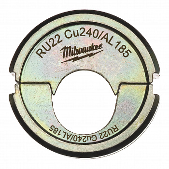 Матрица для округления алюминиевых и медных клемм треугольной формы Milwaukee RU22 CU/AL 185  (Арт. 4932451788)