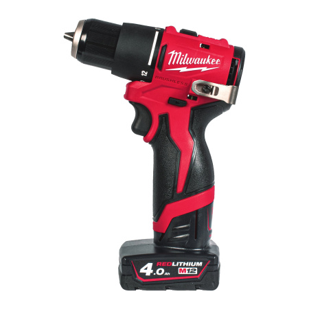 Аккумуляторная ударная дрель-шуруповерт Milwaukee M12 BLPDRC-402C (замена для 4933441935) (Арт. 4933500424)