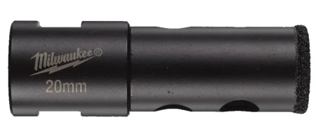 Алмазное корончатое сверло для сухого сверления Milwaukee Diamond Max 20 мм / хвостовик M14 (Арт. 4932478277)