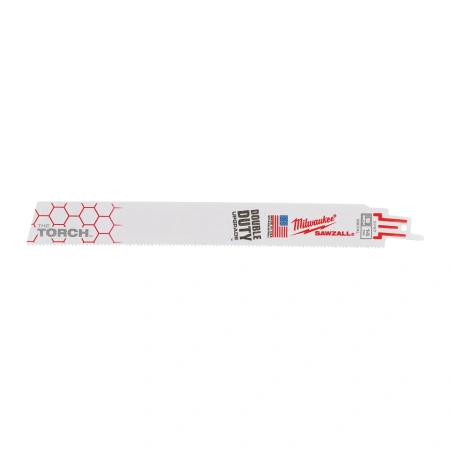 Полотно для сабельной пилы демонтажное по металлу и дереву с гвоздями Milwaukee THE TORCH 230 мм/ шаг зуба 1.8 мм (5 шт) (экоупак.) (замена для 48005787) (Арт. 48475787)