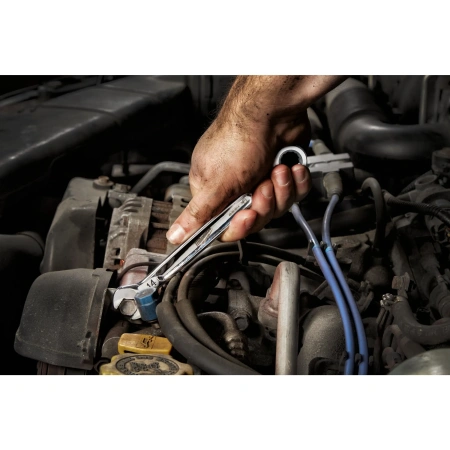 Набор гаечных метрических ключей с трещоткой в накидной части Milwaukee MAX BIT (15 шт)  (Арт. 4932464994)