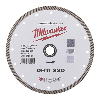 Алмазный диск скоростной Milwaukee Speedcross DHTi 230 мм (Арт. 4932492156)