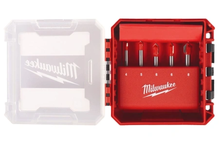 Набор сверл по стеклу и плитке Milwaukee GENII 4/5/6/6/8мм (5 шт) (Арт. 4932479948)