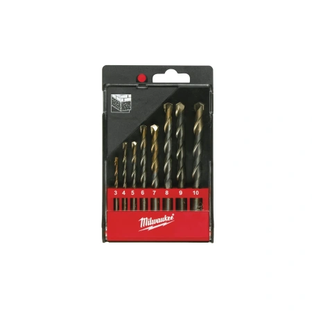 Набор сверл по бетону Milwaukee MARS DIN 8039 (3 / 4 / 5 / 6 / 7 / 8 / 9 / 10 мм) (8 шт) (замена для 4932352334) (Арт. 4932480158)