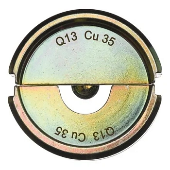 Матрица для медных непаянных клемм Milwaukee Q13 CU 35  (Арт. 4932459479)