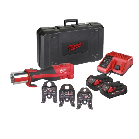 Аккумуляторный компактный бесщеточный инструмент для обжима труб Milwaukee M18 BLHPT-202C V-SET FORCE LOGIC  (Арт. 4933451134)