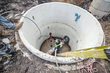 Аккумуляторный насос для перекачки воды Milwaukee M18 BLSWP-801 [FORGE™] (Арт. 4933498560)