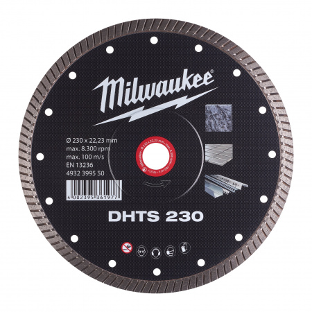 Алмазный диск профессиональной серии Milwaukee DHTS 230 мм  (Арт. 4932399550)