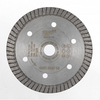 Алмазный диск профессиональной серии Milwaukee DHTS 76 мм  ДЛЯ M12 FCOT  (Арт. 4932464715)
