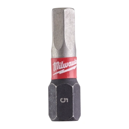 Биты для шуруповерта Milwaukee Shockwave IMPACT DUTY™ Hex 5 X 25 мм (2 шт)  (замена для 4932352447) (Арт. 4932430896)