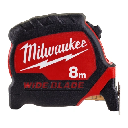 Рулетка Milwaukee Wide Blade 8м / ширина 33 мм  (Арт. 4932471816)