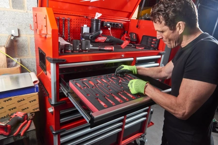 Тележка инструментальная с ящиками 46" / 117см, 10 полок (Арт. 4932478852)