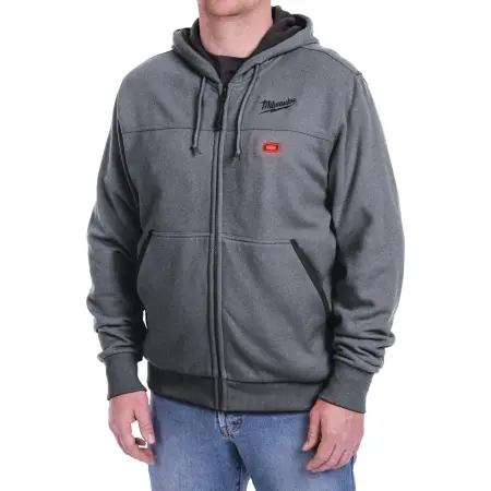 Толстовка серая с подогревом Milwaukee M12 HH GREY3-0 (L)  (Арт. 4933464354)